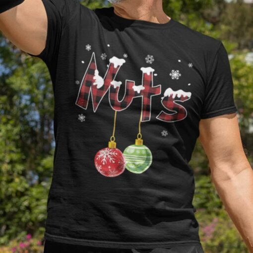 Nuts Couples Christmas T-Shirt