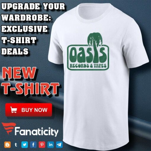 Oasis Records and Tapes shirt