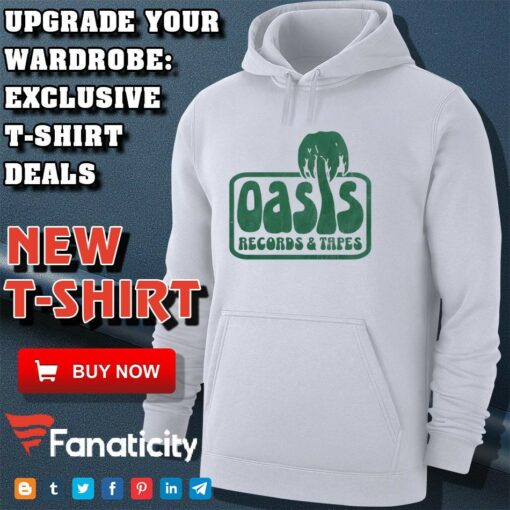 Oasis Records and Tapes shirt