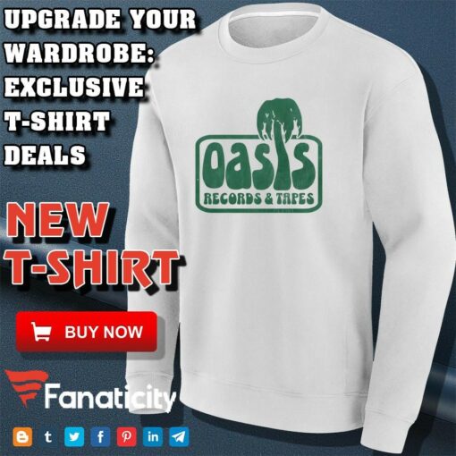 Oasis Records and Tapes shirt