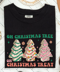 Oh Christmas Tree Treat Snack Little Debbie Sweatshirt Lovely Unique Xmas Gift