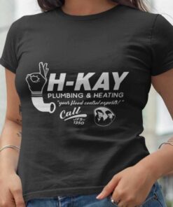 Oh-Kay Plumbing Heating Wet Bandits Home Alone Christmas T-shirt