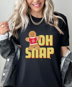 Oh Snap Funny Christmas Gingerbread Cookie Sweatshirt