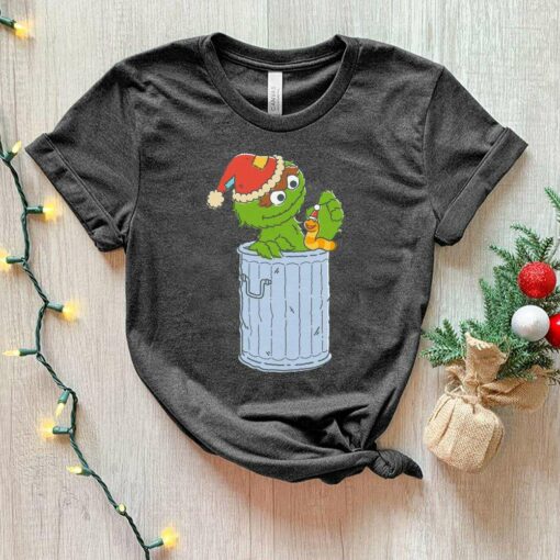 Oscar the Grouch Christmas T-Shirt Sesame Street