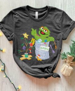 Oscar the Grouch Christmas Tree T-Shirt Sesame Street
