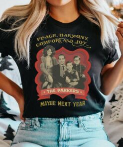 Peace Harmony Comfort And Joy Christmas T-Shirt The Parkers