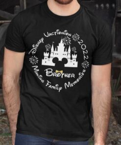 Personalize Custom Name Family Brother Christmas T-shirt Disney