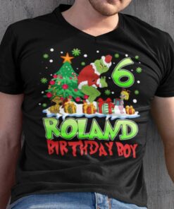 Personalize Custom Name Grinch Birthday Custom Christmas T-shirt Disney