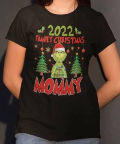 Personalize Custom Name Grinch Family Mommy Christmas T-shirt Disney