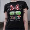 Personalize Custom Name Minnie Christmas T-shirt Disney