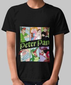 Peter Pan Tinker Bell Wendy Captain Hook T-shirt