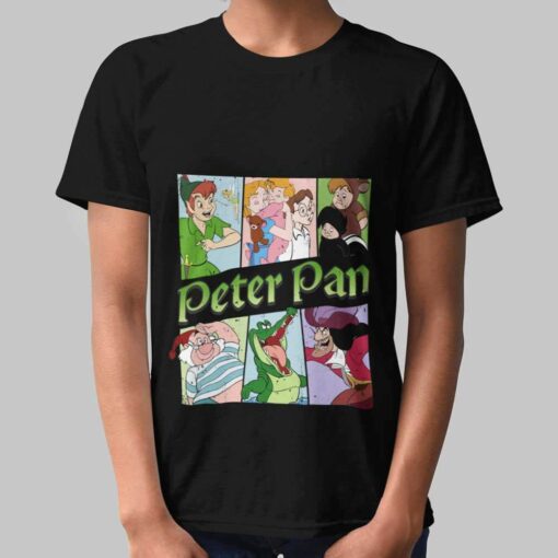 Peter Pan Tinker Bell Wendy Captain Hook T-shirt