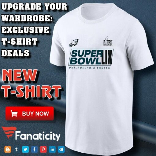 Philadelphia Eagles Super Bowl Lix Logo shirt