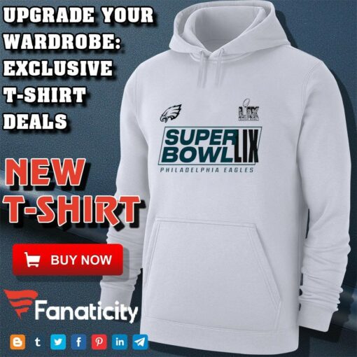 Philadelphia Eagles Super Bowl Lix Logo shirt