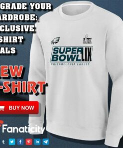 Philadelphia Eagles Super Bowl Lix Logo shirt 3