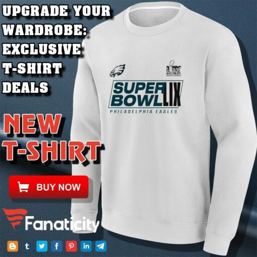 Philadelphia Eagles Super Bowl Lix Logo shirt