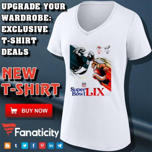 Philadelphia Eagles Vs Kansas City Chiefs Super Bowl LIX The Rematch On February 9 In New Orleans shirt