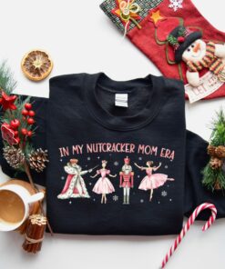 Pinky In My Nutcracker Mom Era Christmas Sweatshirt Unique Xmas Gift