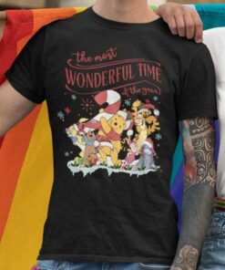 Pooh And Friends It’S The Most Wonderful Time Of The Year Christmas T-shirt Disney
