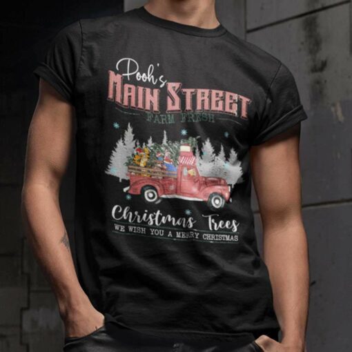 Pooh’s Main Street Farm Fresh Christmas T-shirt Winnie The Pooh