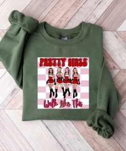 Pretty Girls Walk Like This Christmas Sweatshirt Unique Xmas Gift