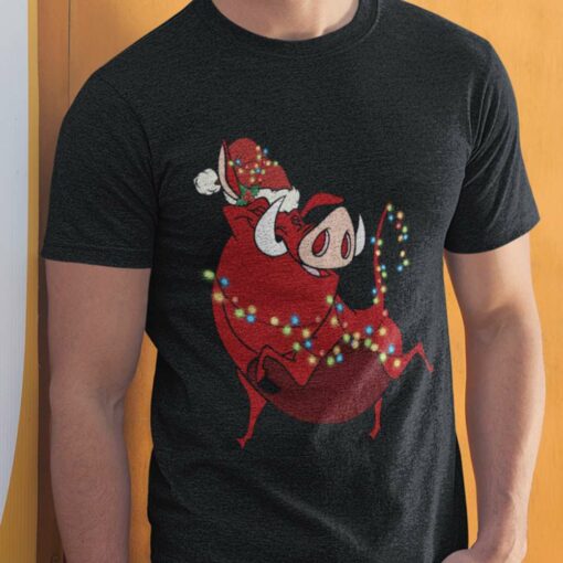 Pumbaa The Lion King Disney Lover Christmas Shirt