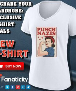 Punch Nazis Strong Girls shirt 3 Punch Nazis Strong Girls shirt 4