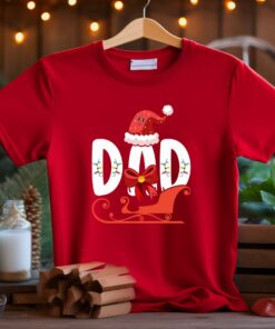 Red Hat Sleigh Ride Christmas Sweatshirt Lovely Unique Xmas Gift For Dad