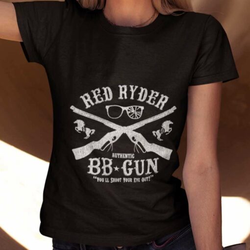 Red Ryder Authentic BB Gun Christmas T-shirt