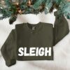 Reindeer Sleigh Christmas Sweatshirt Classic Unique Xmas Gift