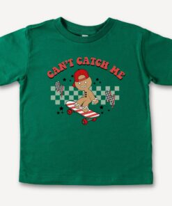 Retro Can’t Catch Me Gingerbread Christmas Toddler Sweatshirt Unique Xmas Gift