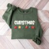 Retro Christmas Coffee Lights Gift Hot Chocolate Warm Cozy Sweatshirt