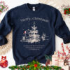 Retro Cute Winnie The Pooh Merry Christmas Tree Sweatshirt Unique Xmas Gift