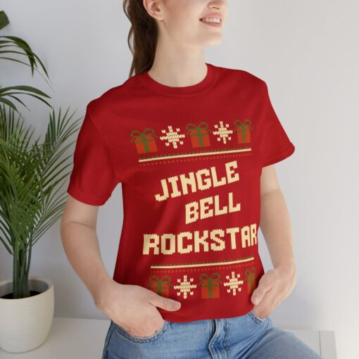 Retro Vintagge Sweatshirt Classic Unique Xmas GiftJingle Bell Rockstar