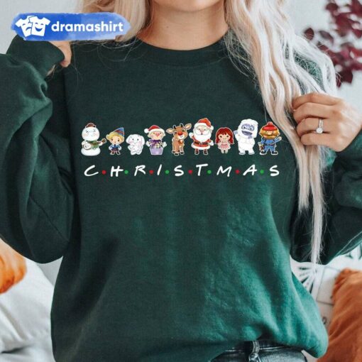 Rudolph the Red-Nosed Reindeer Characters Christmas Sweatshirt