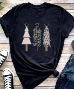 Rustic Boho Christmas Tree T-Shirt