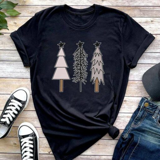 Rustic Boho Christmas Tree T-Shirt