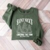 Saint Nick’s Christmas Tree Farm Retro Sweatshirt Unique Xmas Gift