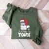 Sani-Cloth Is Coming To Town Funny Nurse Christmas Sweatshirt Gift