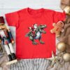 Santa Claus Riding T-Rex Kids Christmas Sweatshirt Lovely Unique Xmas Gift
