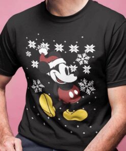 Santa Mickey Mouse Christmas T-Shirt Disney