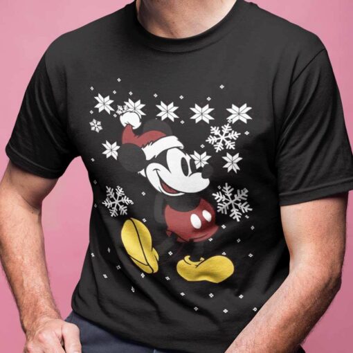 Santa Mickey Mouse Christmas T-Shirt Disney