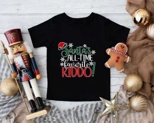 Santa’s All-Time Favorite Kiddo Kids Christmas Sweatshirt Lovely Unique Xmas Gift