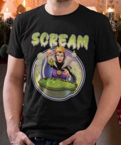 Scream Evil Queen Christmas T-shirt Snow White and the Seven Dwarfs