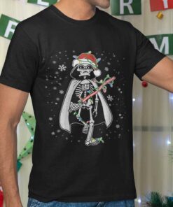Skeleton Darth Vader Christmas Light T-shirt