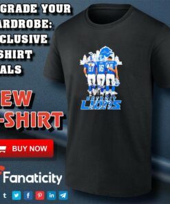 Skyline Detroit Lions Sam LaPorta Jared Goff and Amon Ra St. Brown Signatures shirt Skyline Detroit Lions Sam LaPorta Jared Goff and Amon Ra St. Brown Signatures shirt