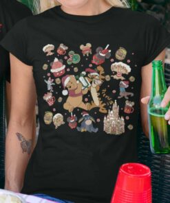 Snack Pooh And Friends Christmas T-shirt Winnie The Pooh