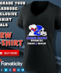 Snoopy Boise State Broncos forever win or lose shirt 4