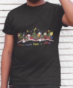 Snoopy Charlie Christmas Time Is Here T-shirt Peanuts