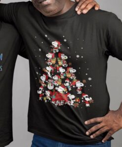 Snoopy Christmas Tree T-shirt Peanuts